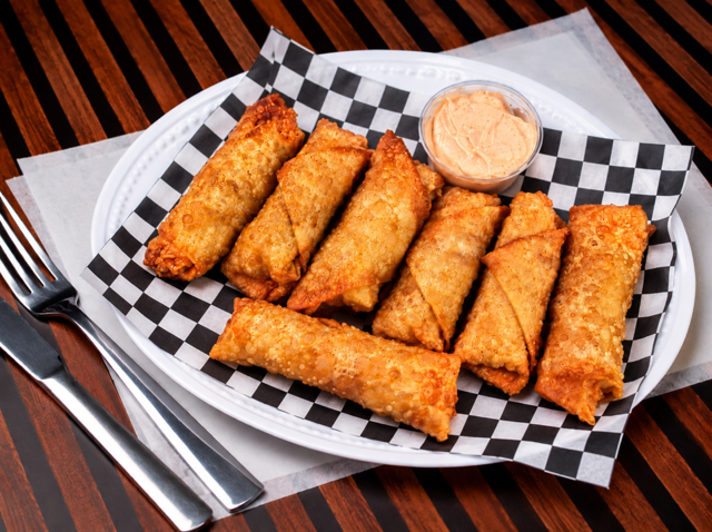 American Jacks Taco Egg Rolls..