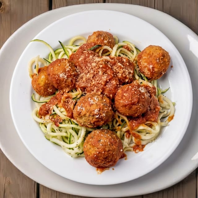 American Jacks Zucchini Spaghetti Family Meal.