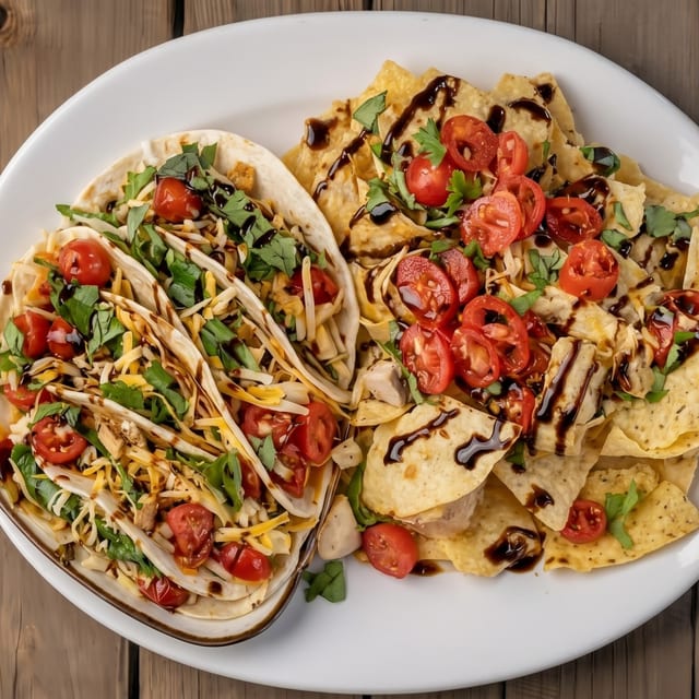 American Jack Family Tacos and Nachos.