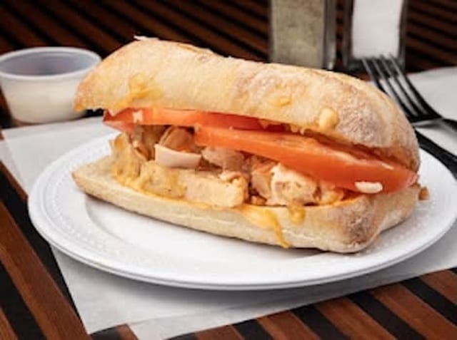 American Jacks Bagel Sandwich.